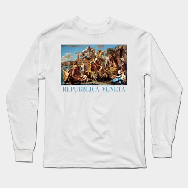 The Triumph of Venice by Batoni Long Sleeve T-Shirt by academic-art